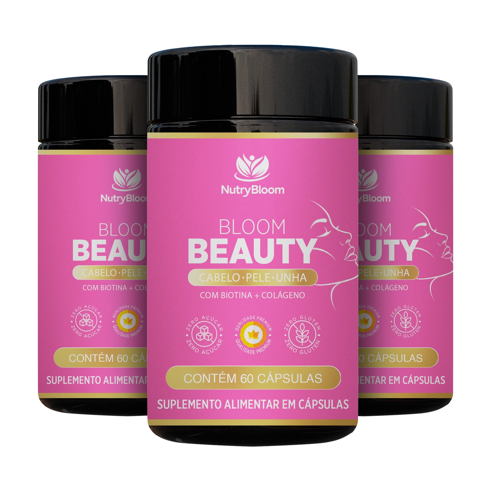 Bloom Beauty - Kit com 3 unidades