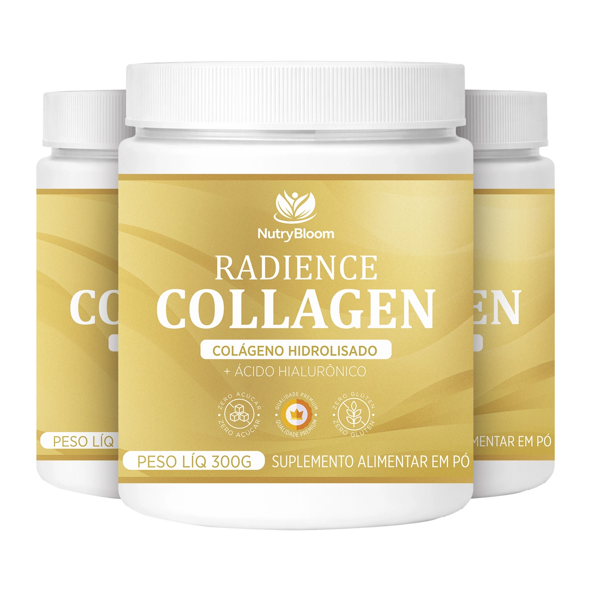 Bloom Radiance Collage - Kit com 3 Unidades