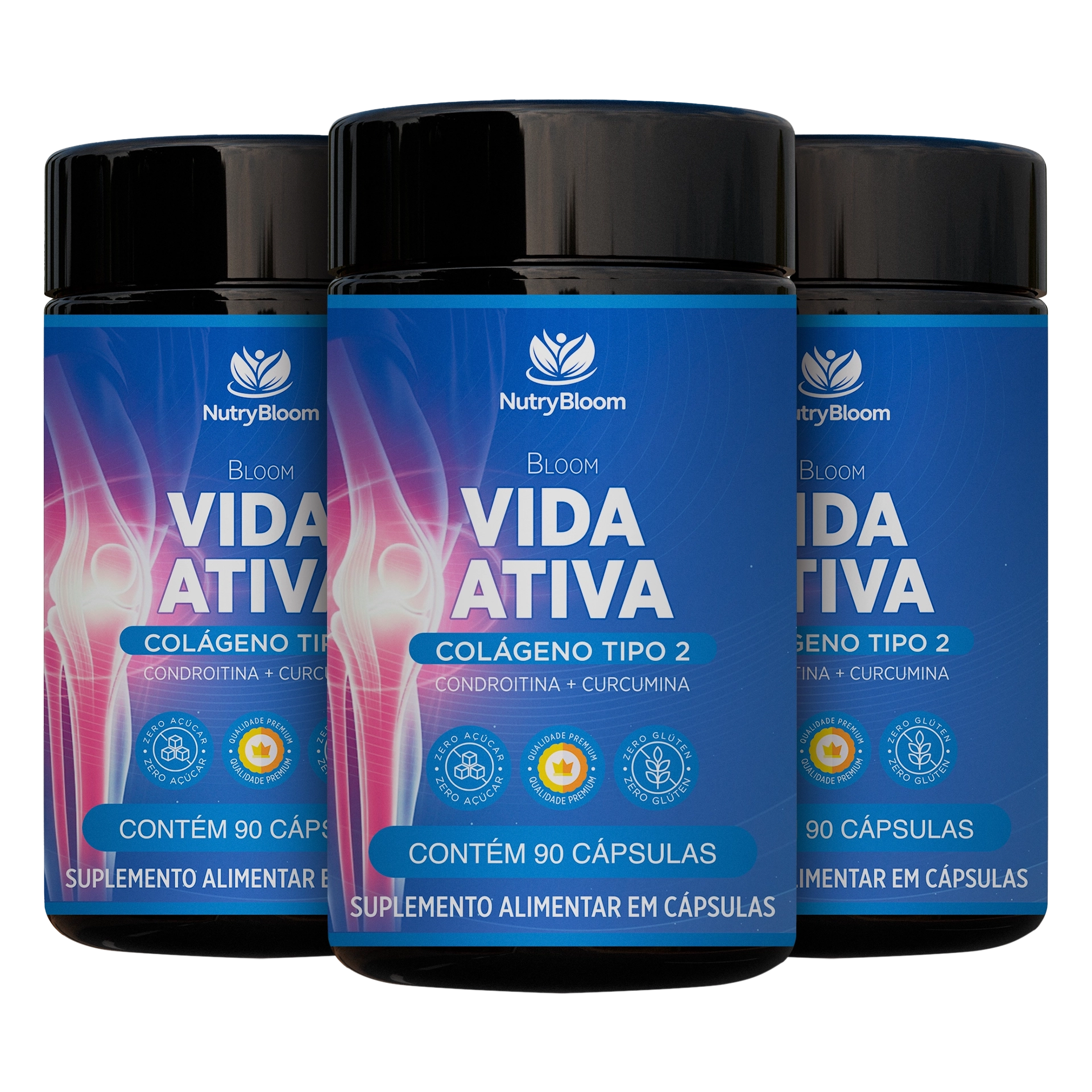 Bloom Vida Ativa - Kit com 3 Unidades